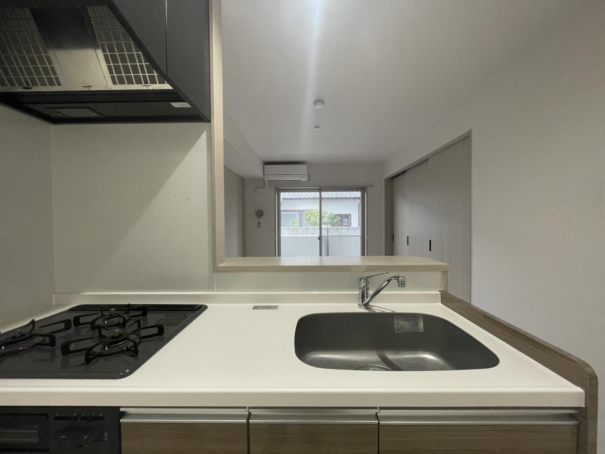 家族の様子を見ながらお料理！