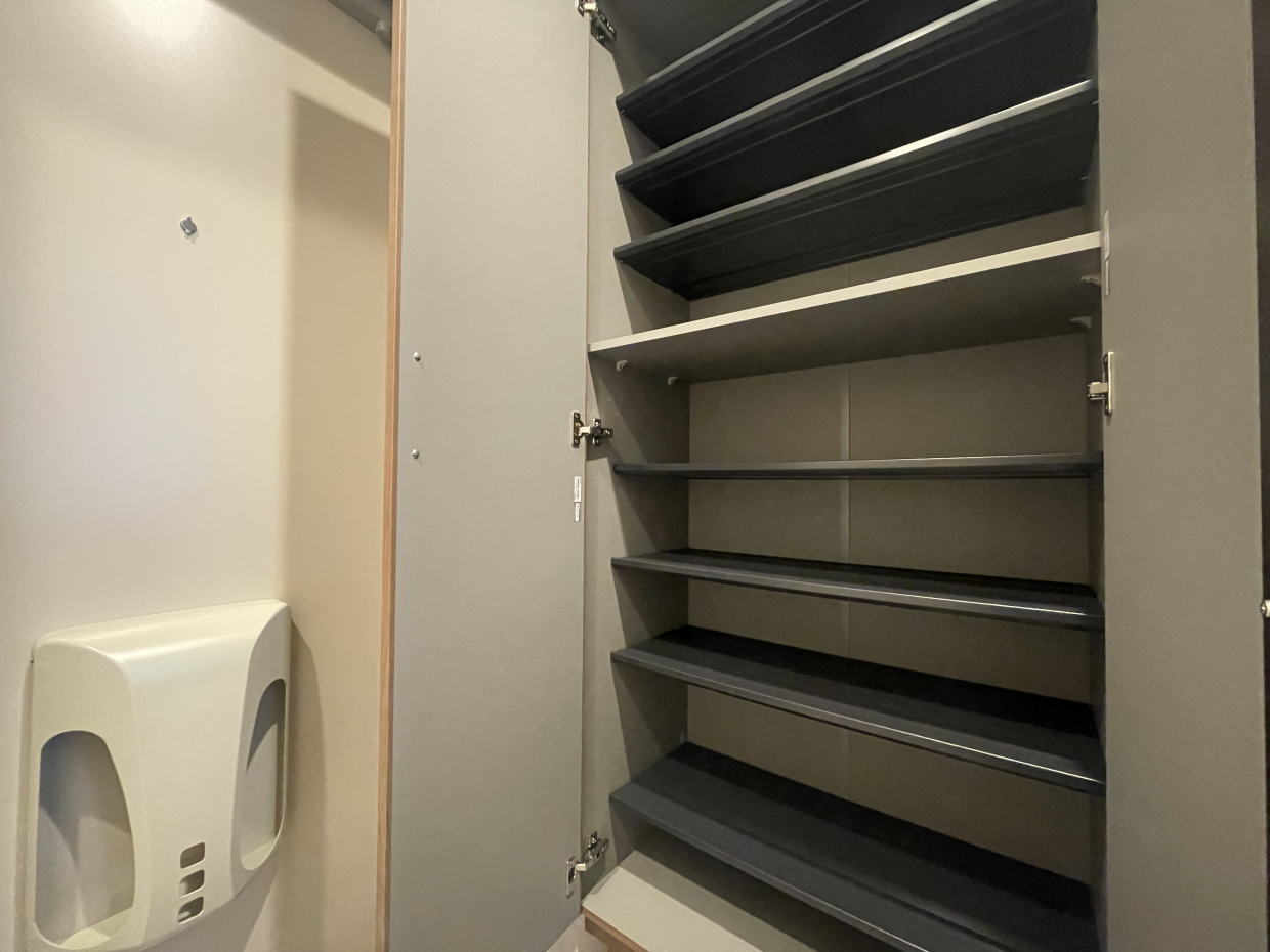 ノーマルタイプの収納に加え...