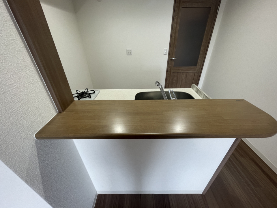 カウンターがしっかりしていて便利