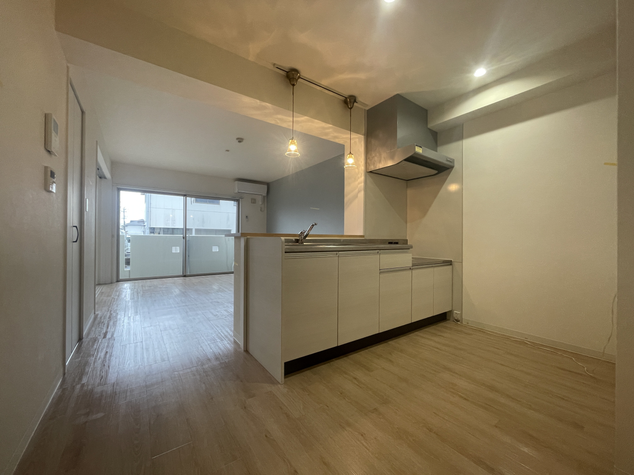 キッチンは対面式です