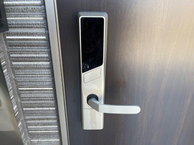 電子キー付きで安心♪