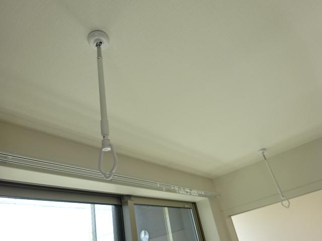 室内物干し付き