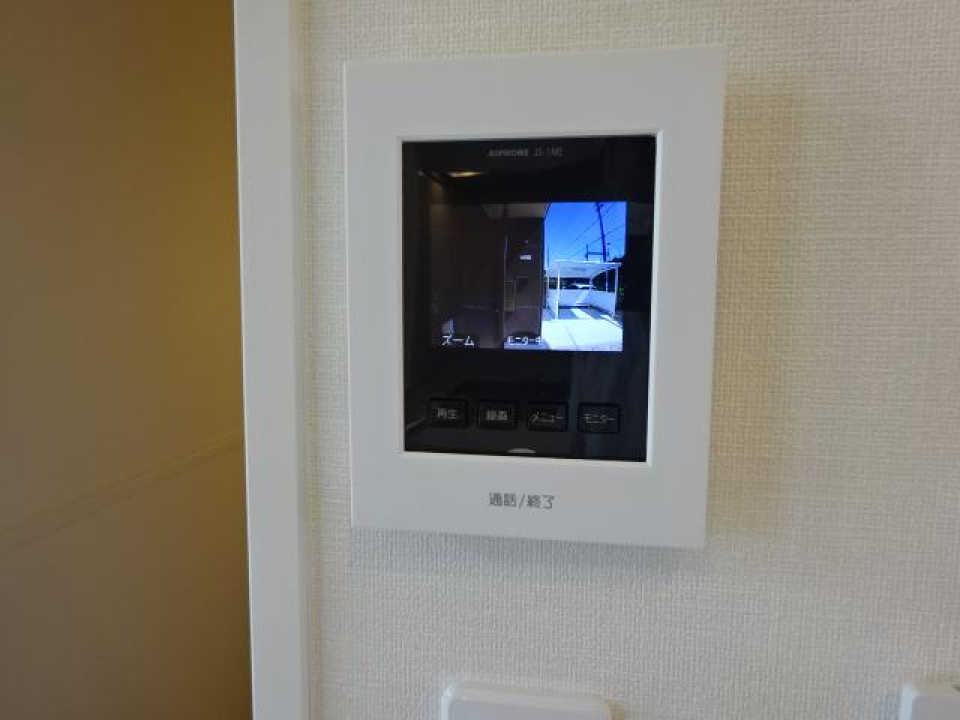 テレビインターホン付きで安心