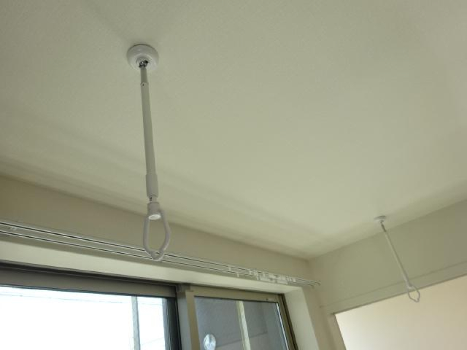 室内物干し付き