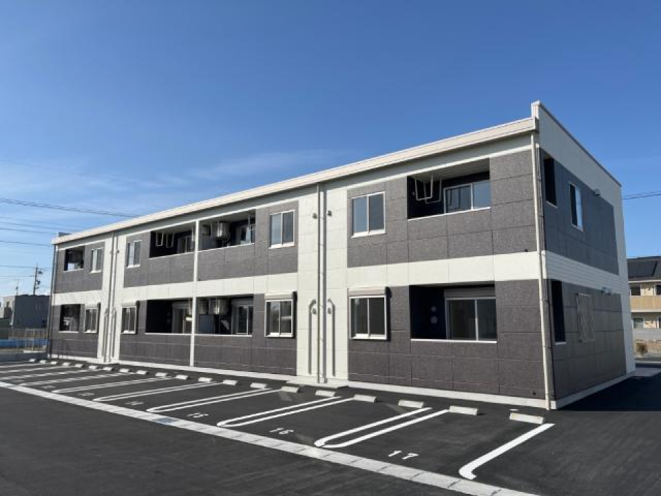 建物外観も新くて気分が上がります