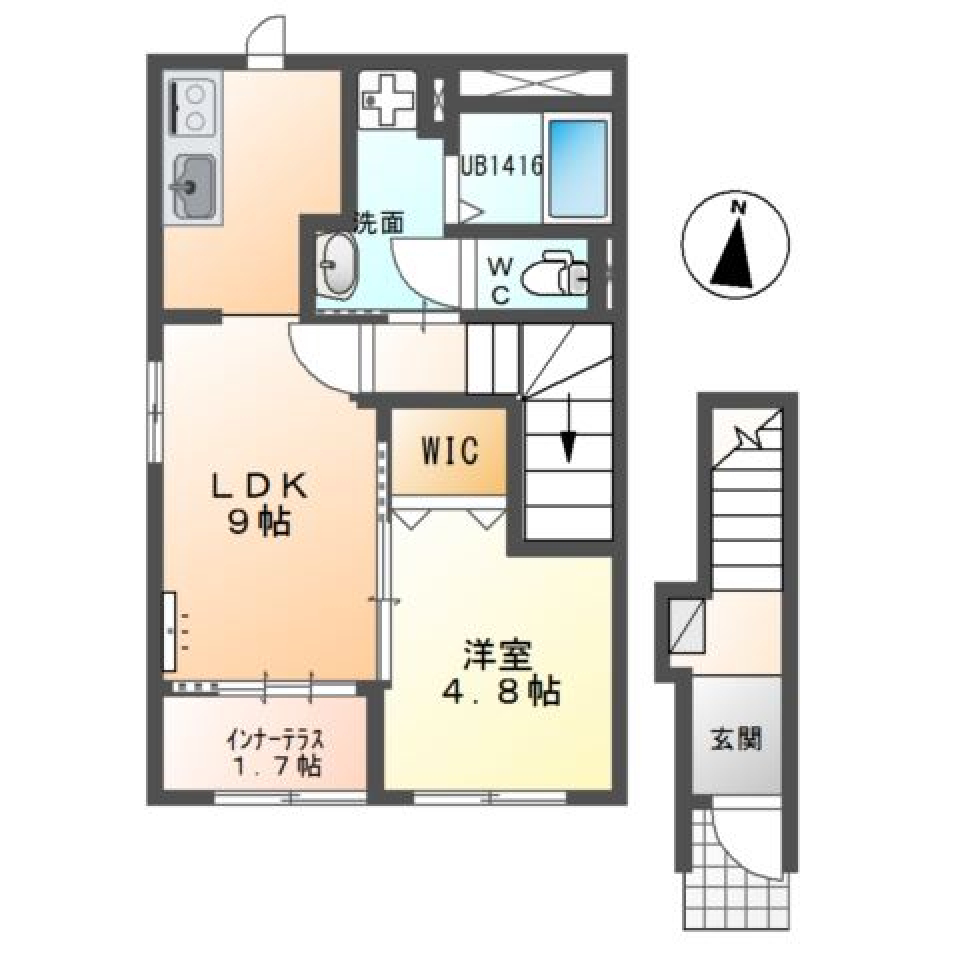 同棲したい人、集合。［新築］の間取り図