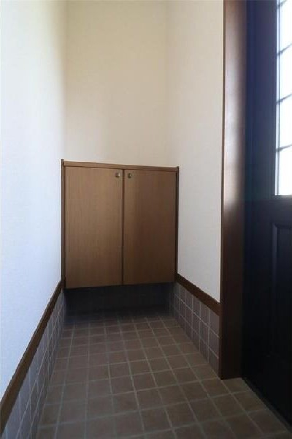 玄関には土間スペースあり