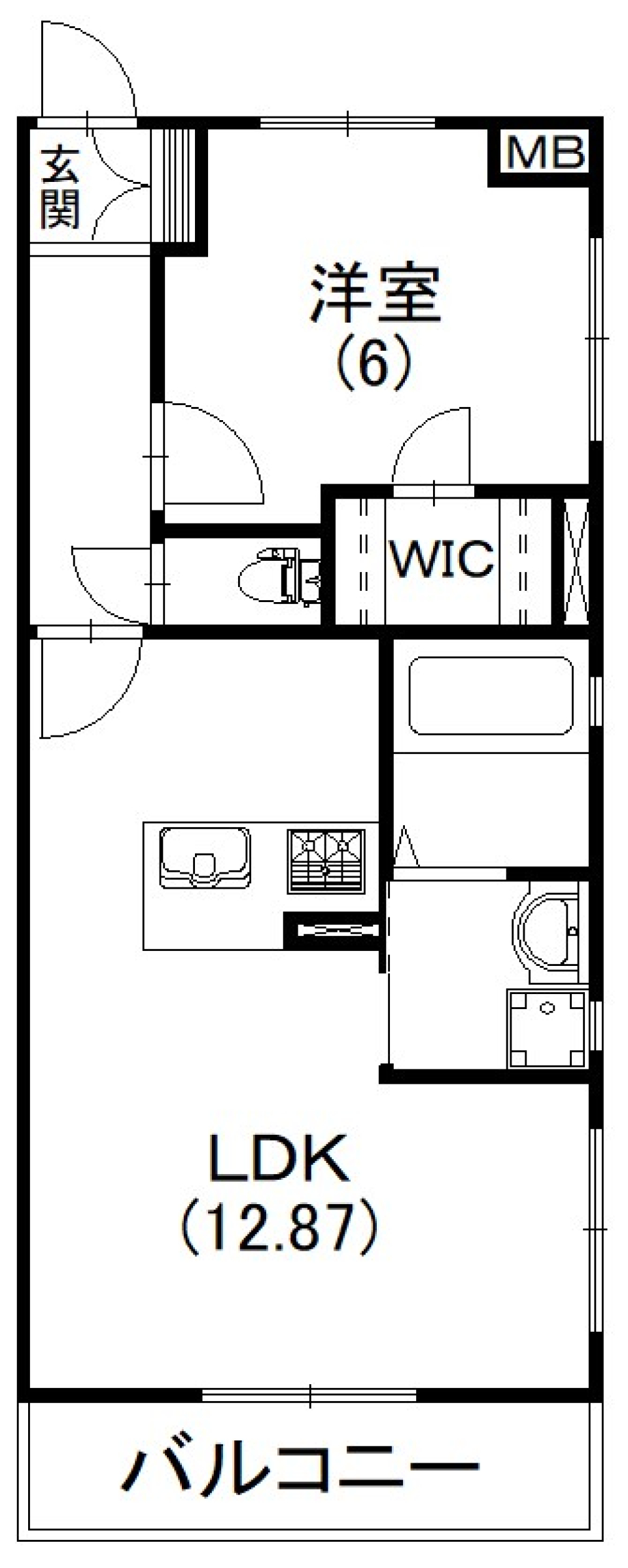 心地よい抜け感の間取り図