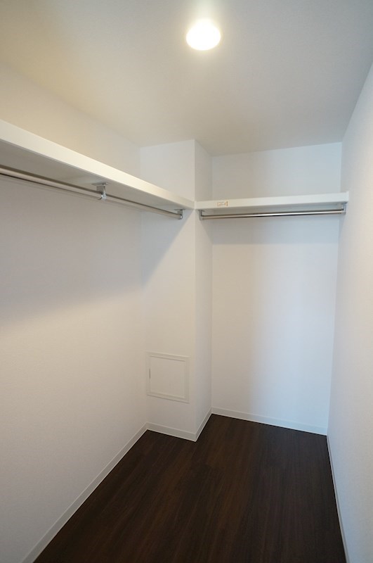 広いウォークインクローゼット付き