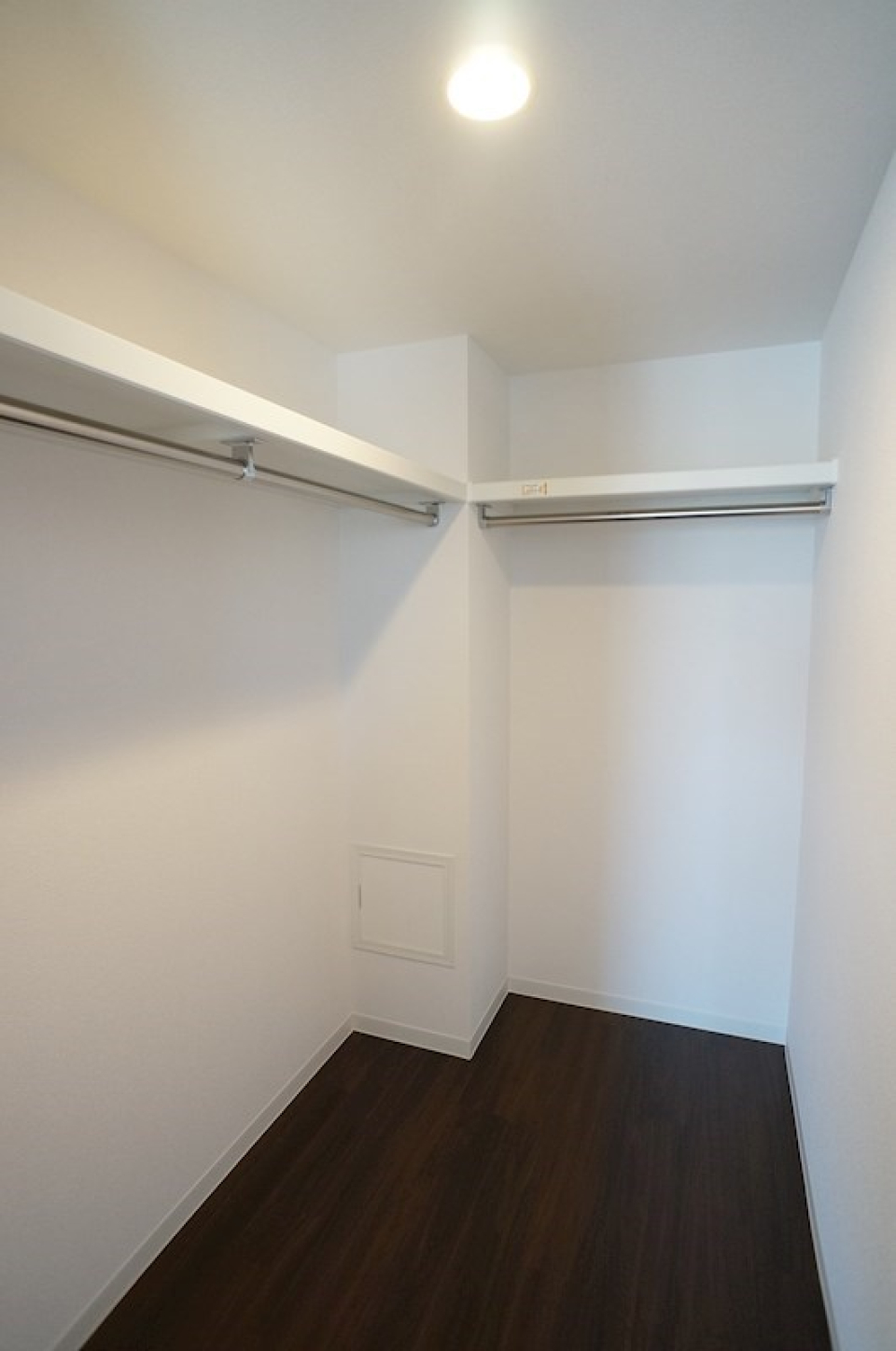 広いウォークインクローゼット付き