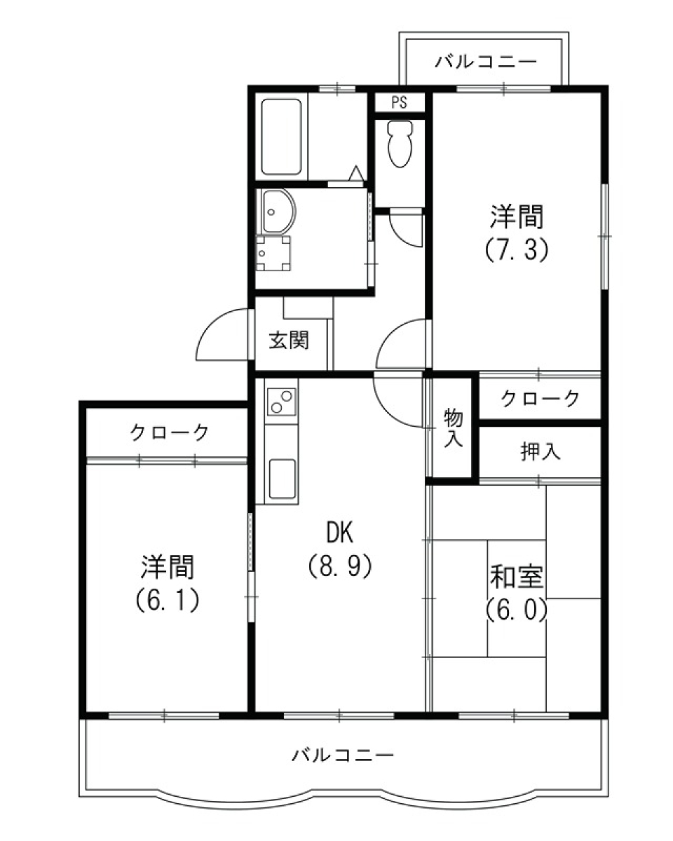 天竜川が吹くの間取り図