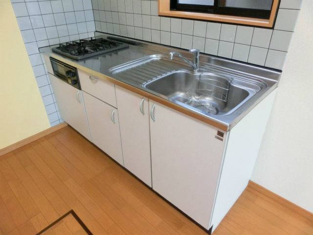 2口コンロは設置済み