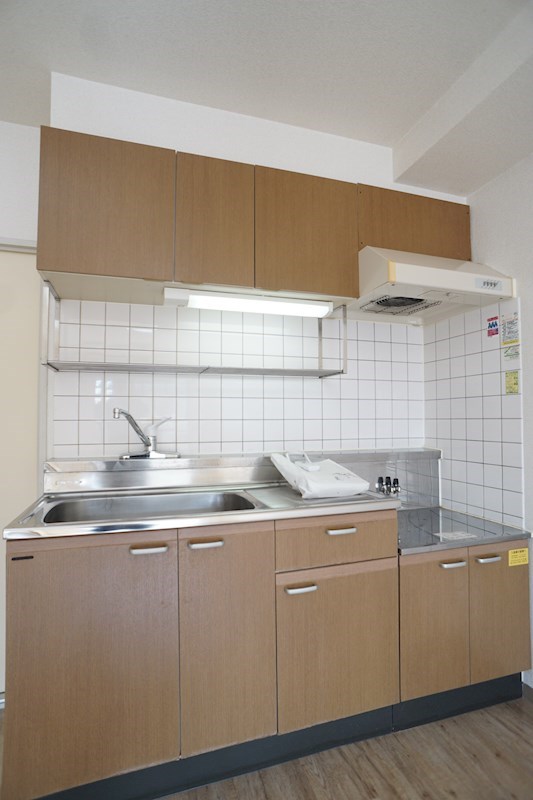 ガスコンロ設置可能