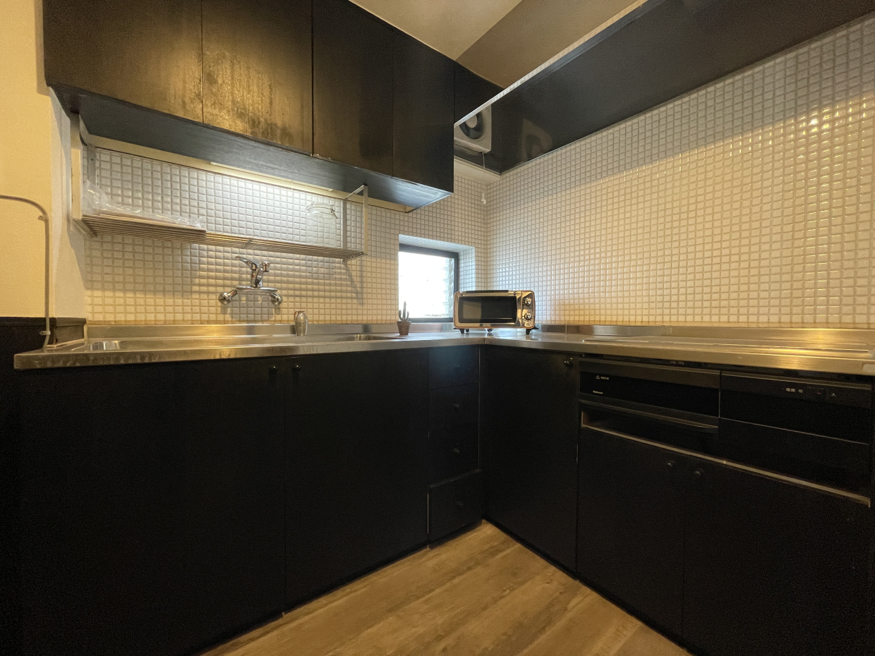 キッチンもイカしてる