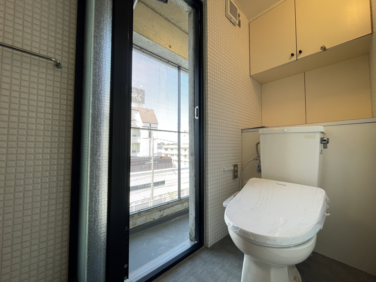 ちょびっとバルコニーで風通し○