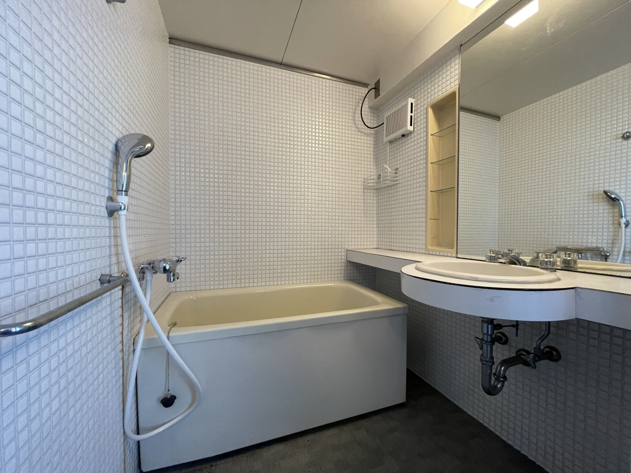 バスルームも海外風