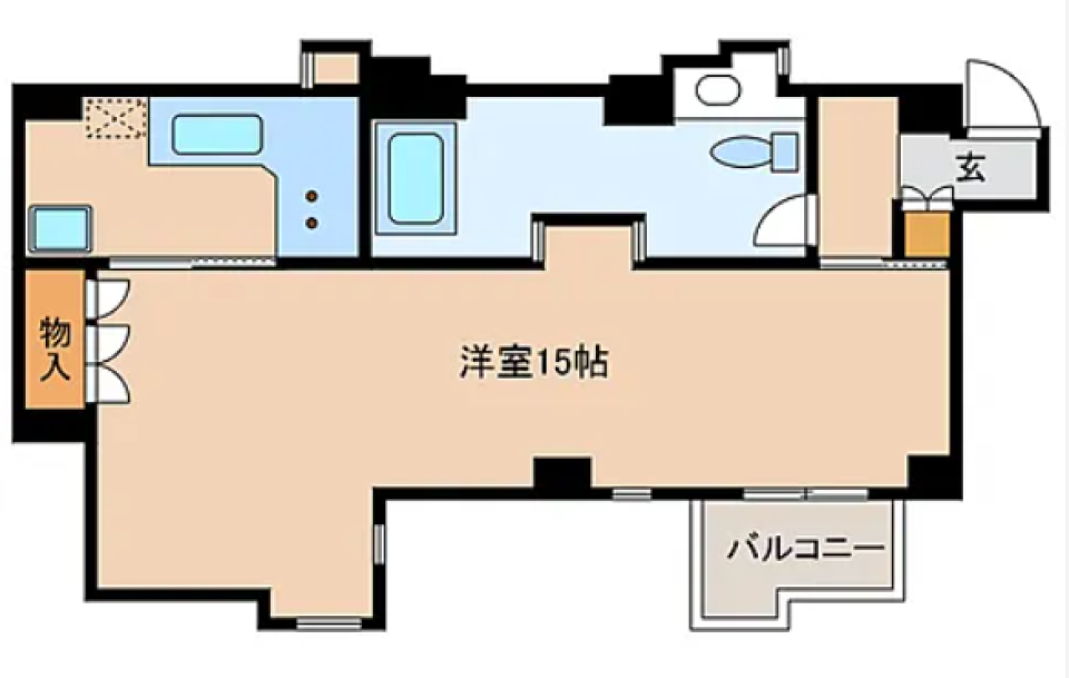 ヴィンテージリノベマンションの間取り図