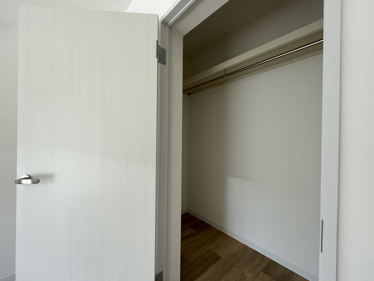 奥行きのある収納！