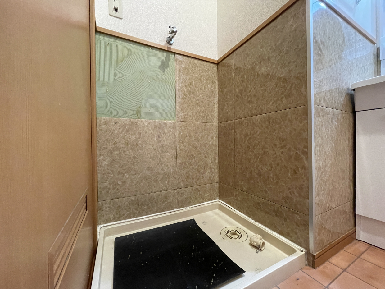 洗濯機はこちらへ