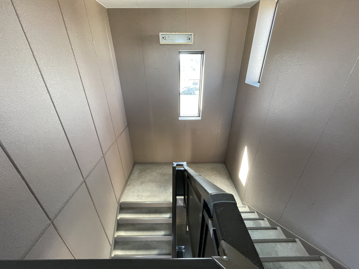 最上階なので運動になります