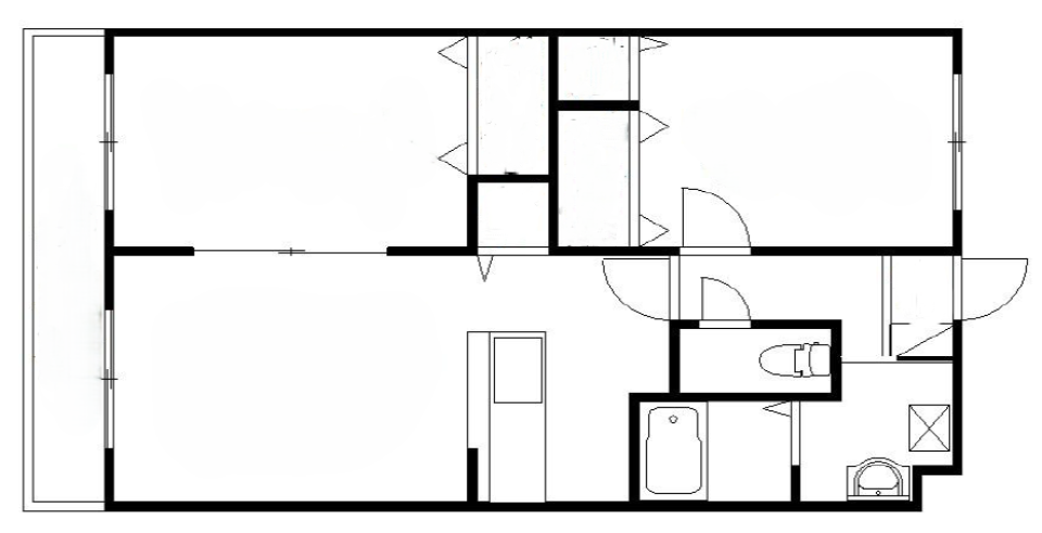 しっとり大人空間の間取り図