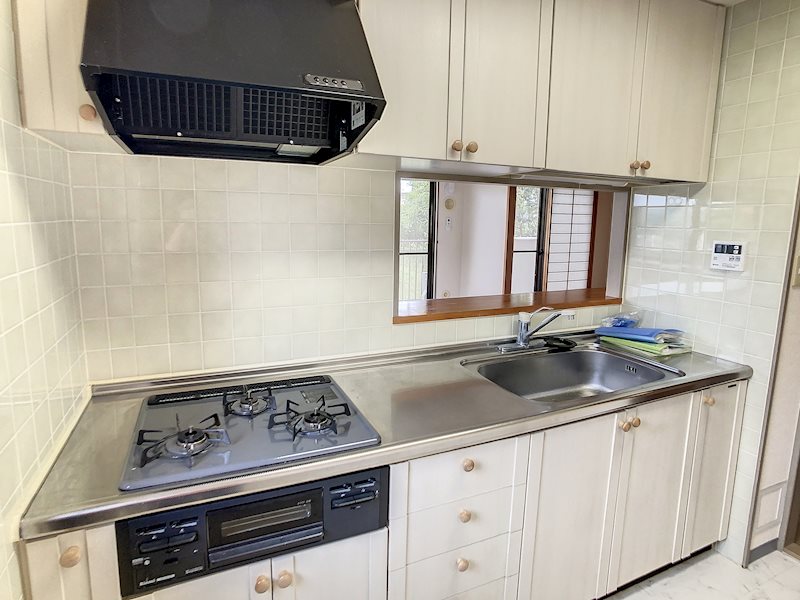 嬉しい三口コンロ