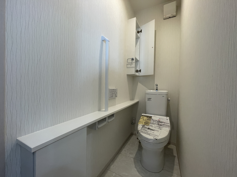 トイレも清潔感たっぷり