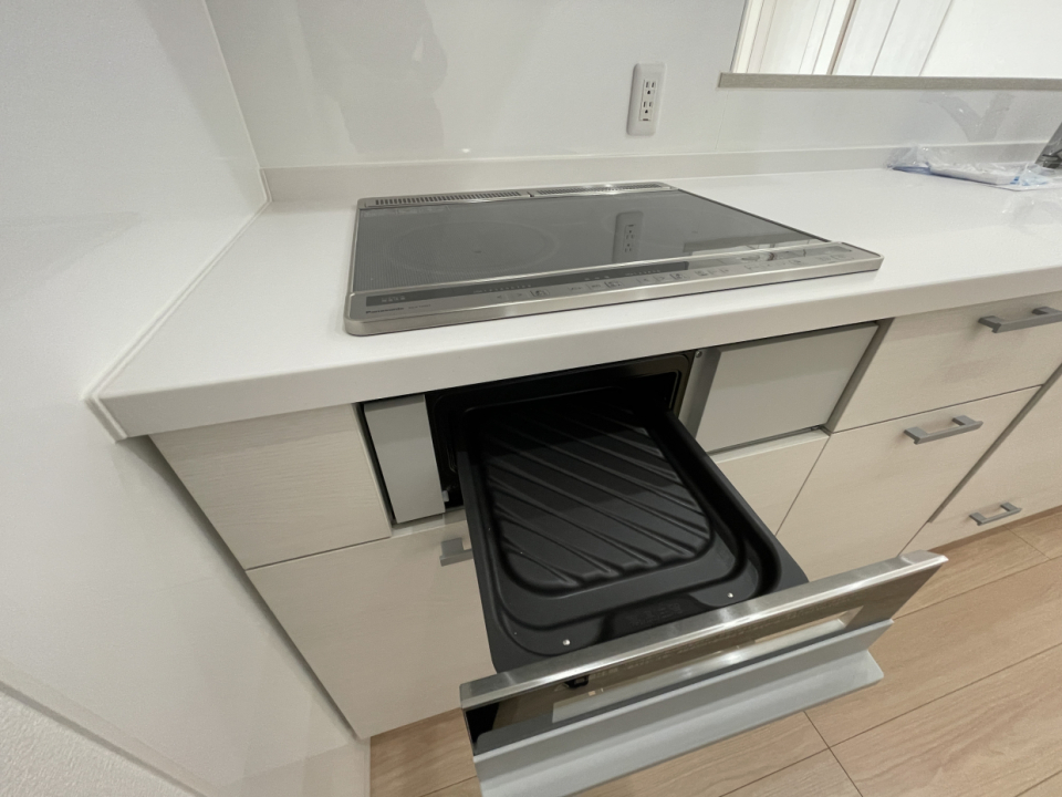 IHクッキングヒーターで安心ですね