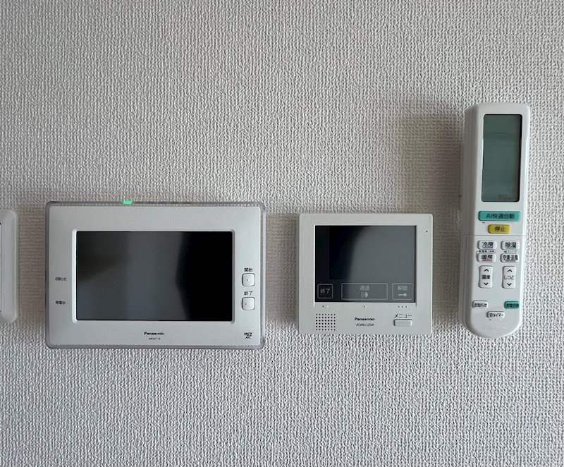 テレビインターホン付きで安心