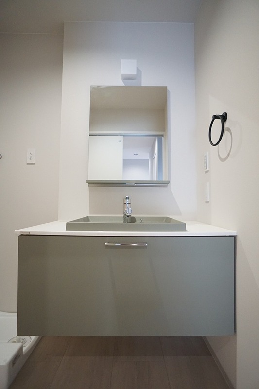 無駄がなく上品な洗面スペース