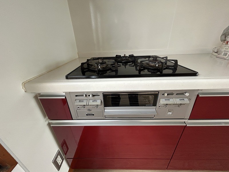 三口コンロでお料理がはかどっちゃいます