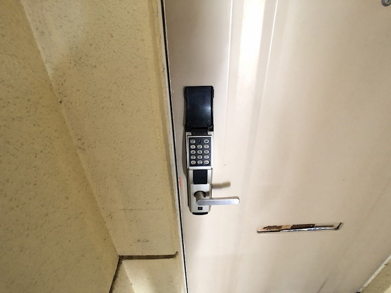 電子ロックでセキュリティバッチリ