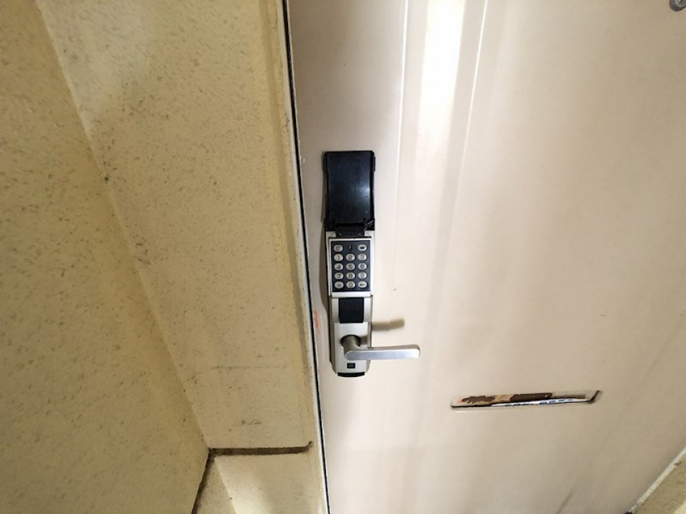 電子ロックでセキュリティバッチリ
