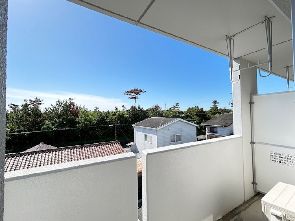 綺麗な青空が見渡せます