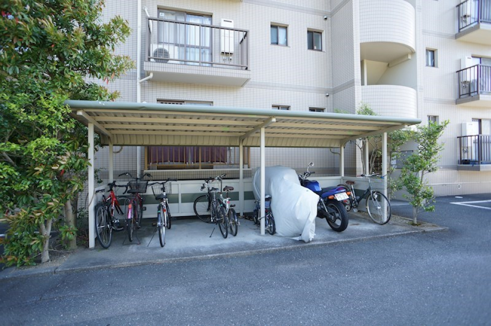 駐輪場もあります