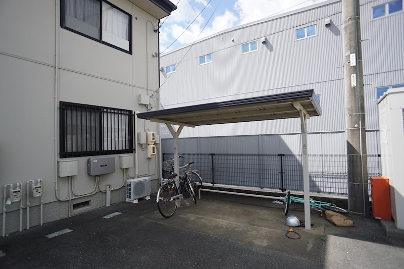 駐輪場もあります