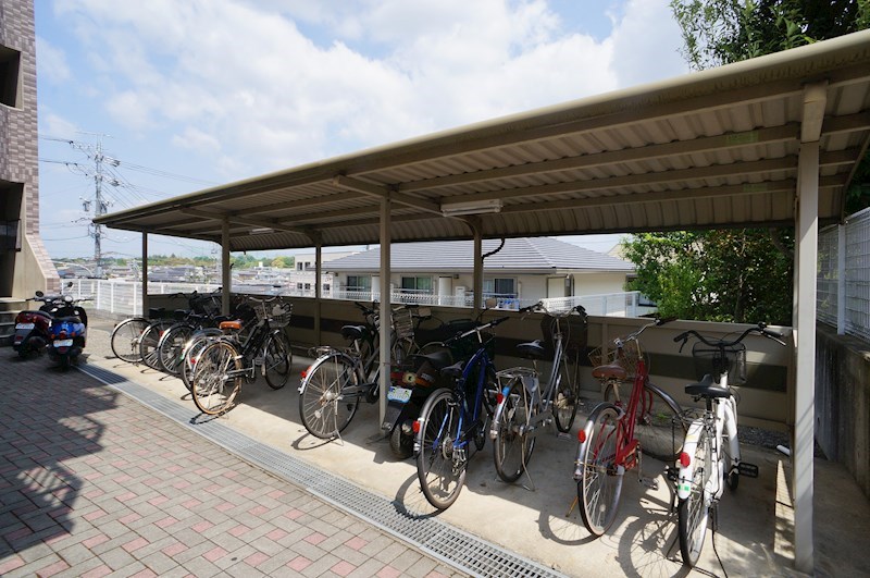 駐輪場も完備しています
