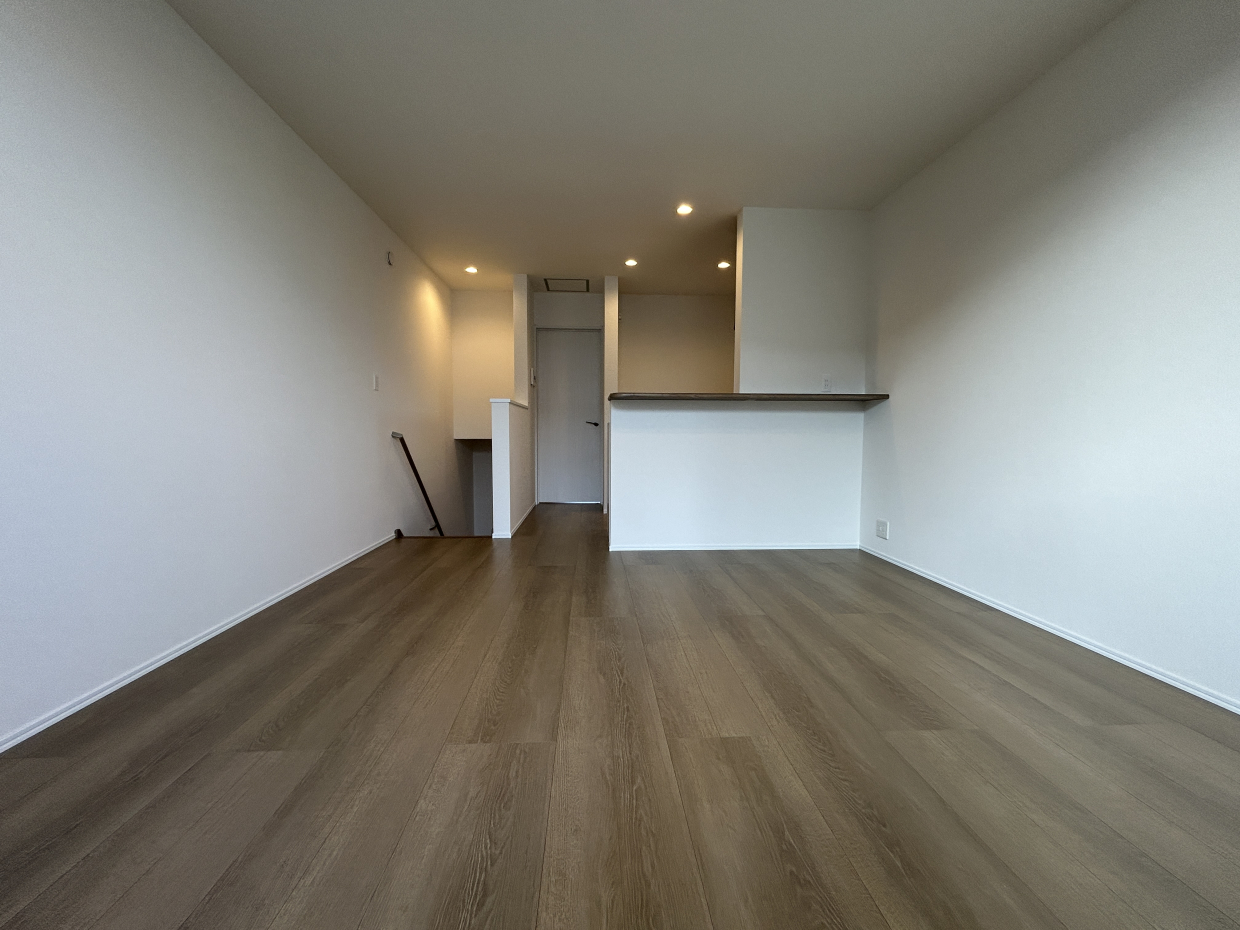 13帖の広々LDK。