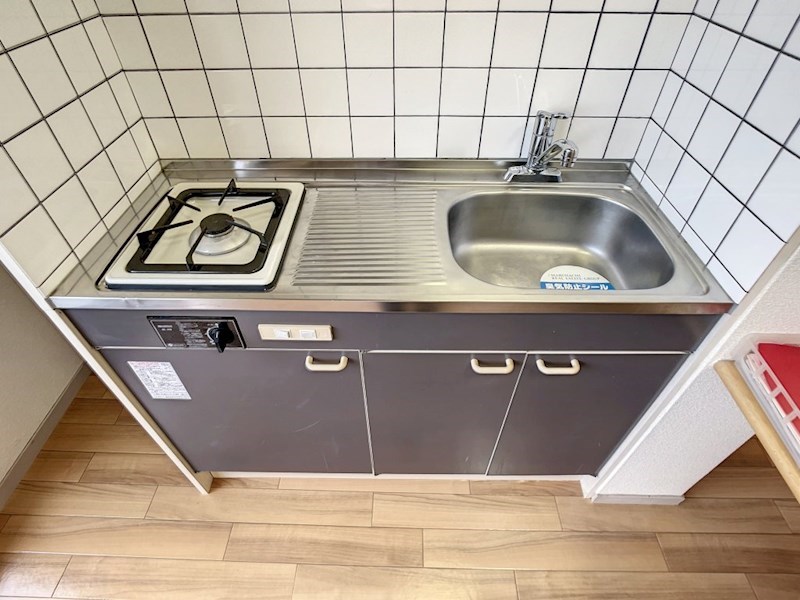 一口コンロ設置済み