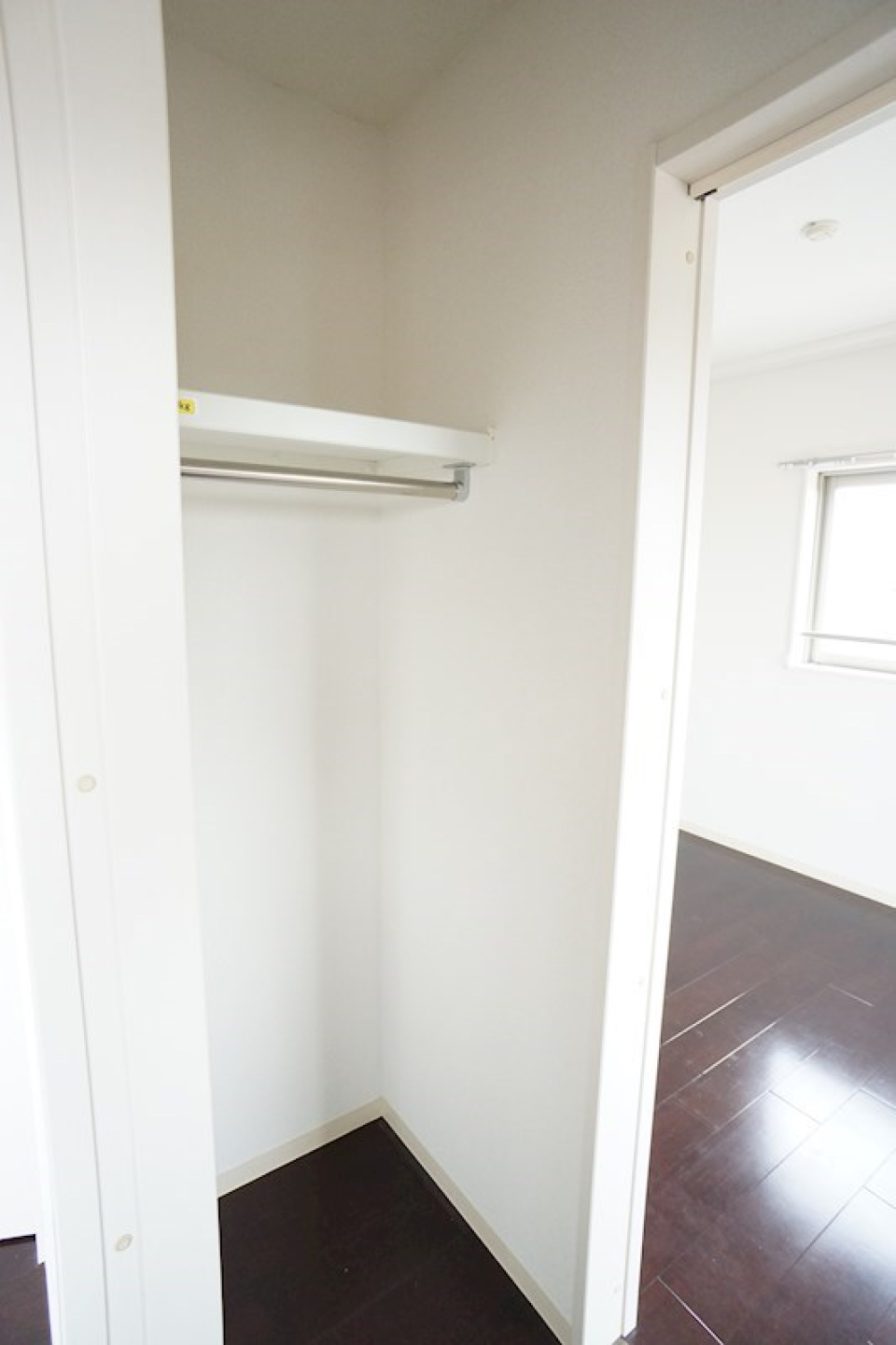 ウォークインクローゼット付きで快適