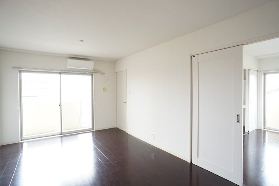 最上階角部屋の開放感