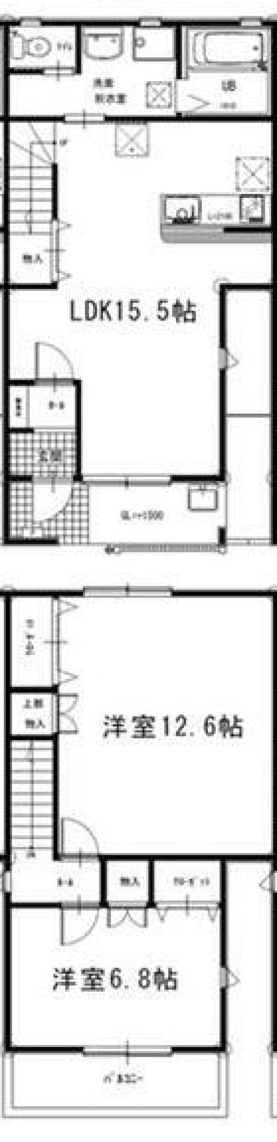 ファミリー・メゾンの間取り図