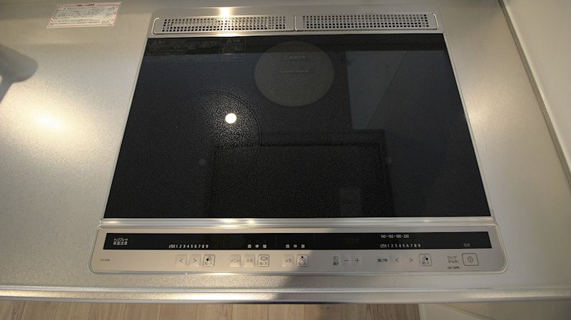 ＩＨ導入でお掃除楽々