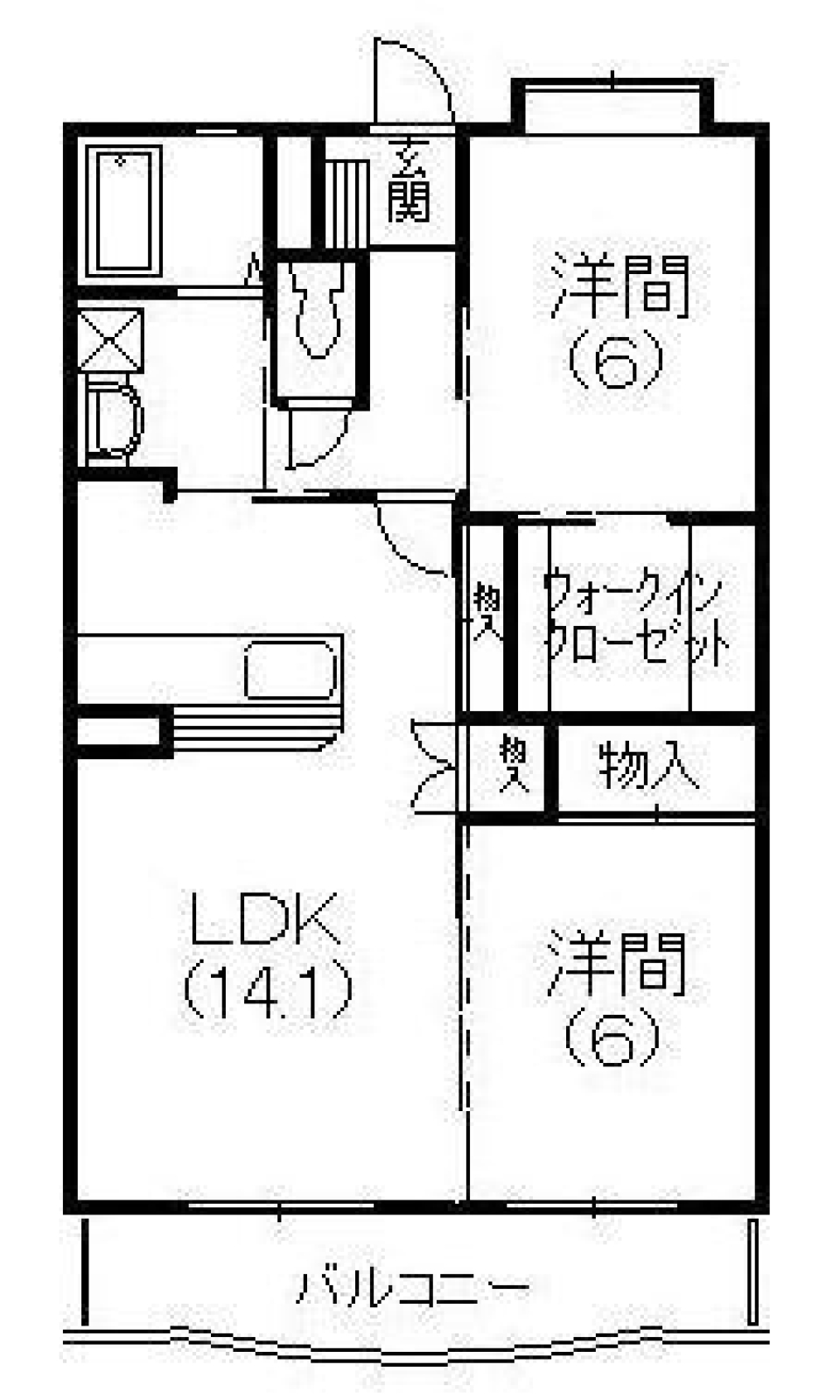 収納美人！の間取り図