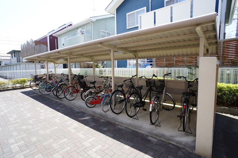 駐輪場もあります