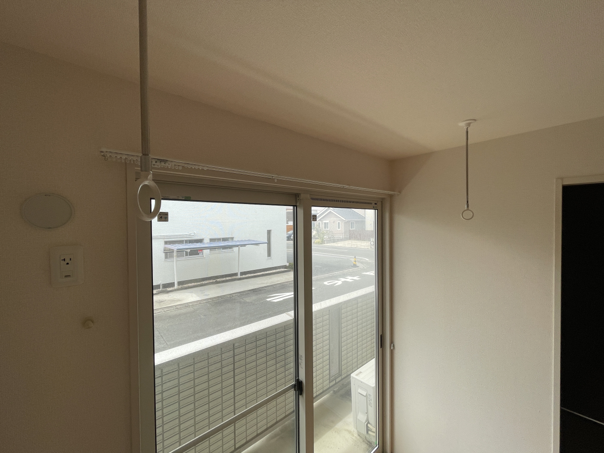 室内物干しスペースも嬉しいね