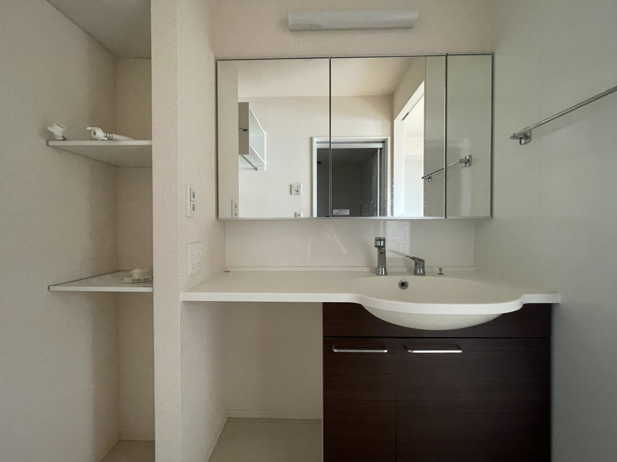 洗面スペースも使いやすそうですね