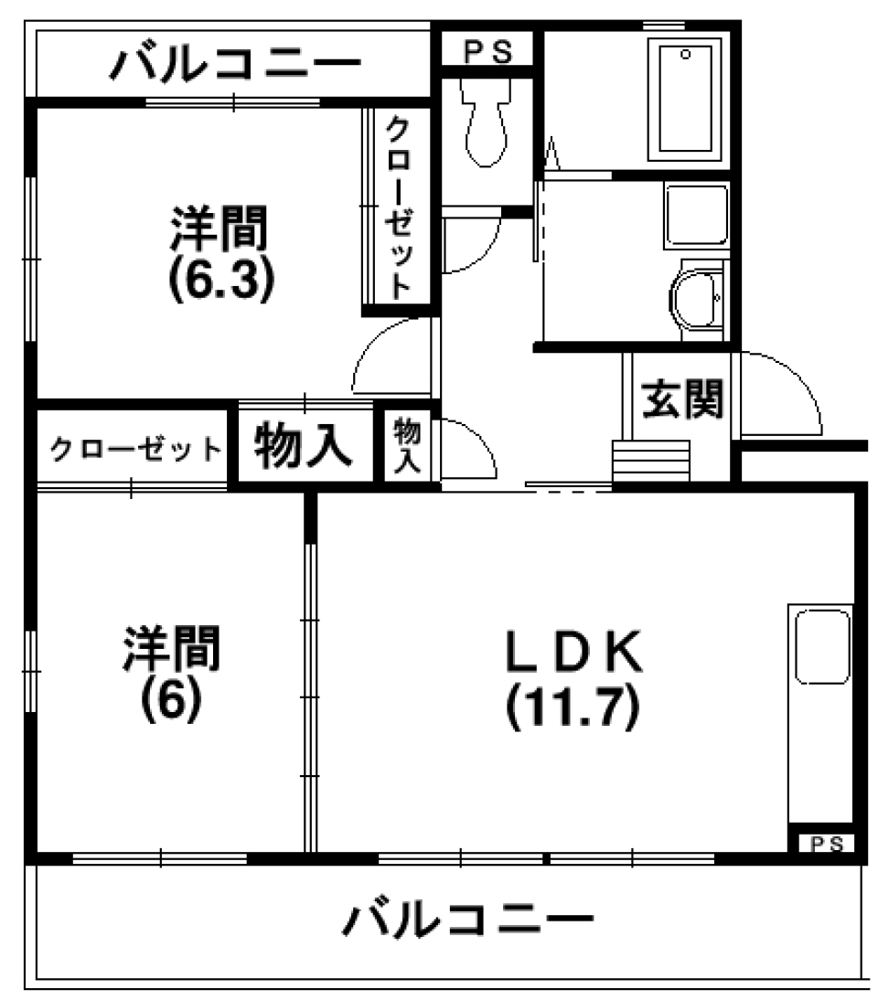 晴れたから海まで行こう！の間取り図