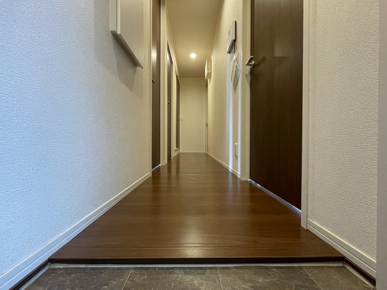 廊下の段差が少ないのもPOINT