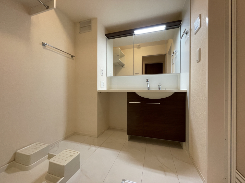広々洗面スペース